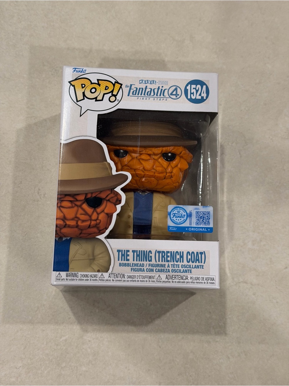 Marvel The Thing Funko Pop! - Orange & Tan Trench Coat